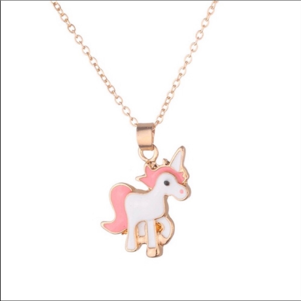 Unicorn Necklace Earring Set! - Picture 2 of 4